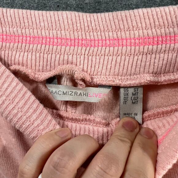 Isaac Mizrahi Live! SOHO Plushed Back Wide Leg Pants Petal Pink, Tall Small - Picture 3 of 10